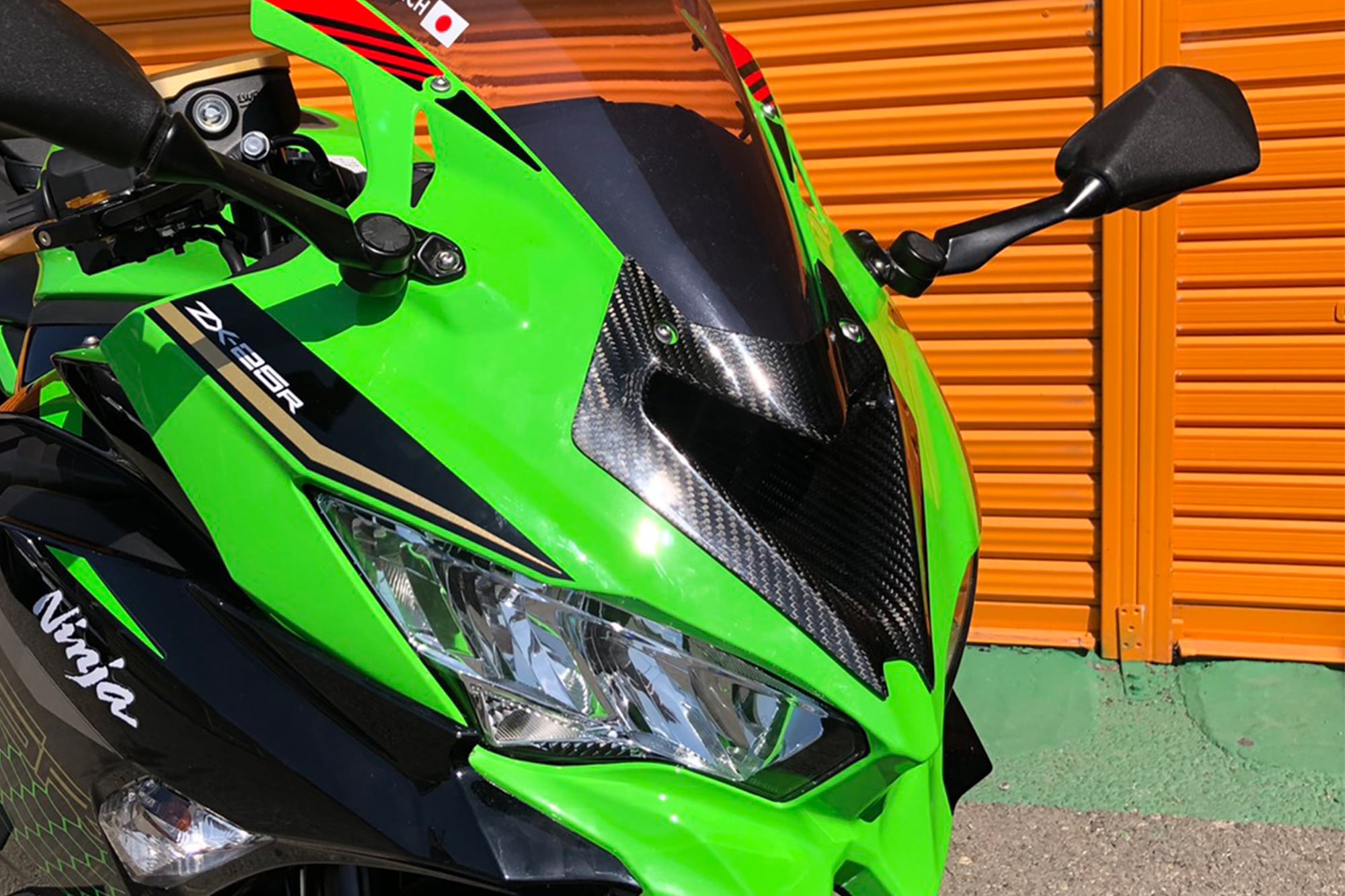 ZX25R ZX4R カーボンエアスクップ 最新人気 - パーツ